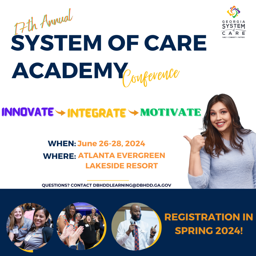 2024 System of Care Academy Save the Date