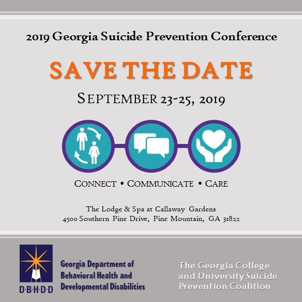 2019 Georgia Suicide Prevention Conference SP Conference Save the Date 2019 - Final.jpg